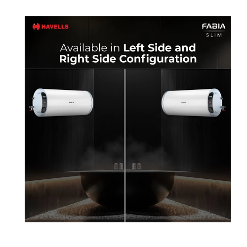 Fabia Slim Horizontal Storage Water Heater (Geyser) - Image 3