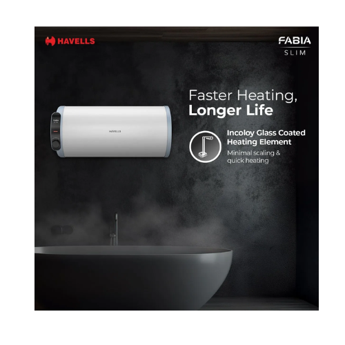 Fabia Slim Horizontal Storage Water Heater (Geyser) - Image 2