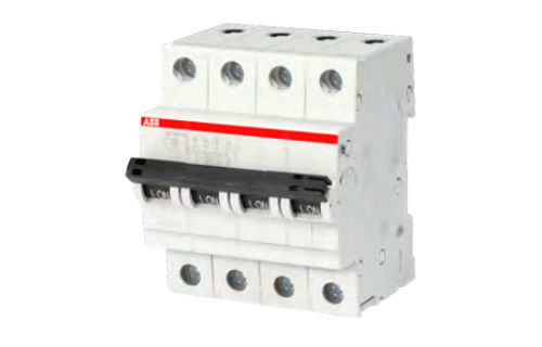 FOUR POLE MCB ABB