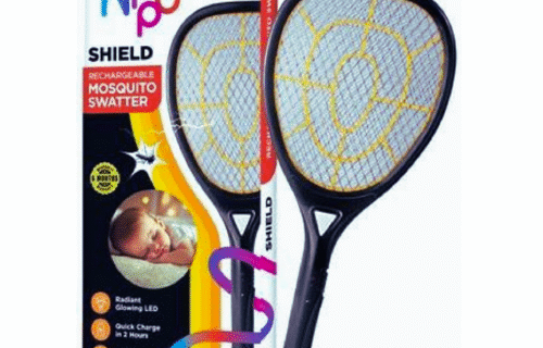 Black Nippo Shield Mosquito Bat, 1.3 Feet