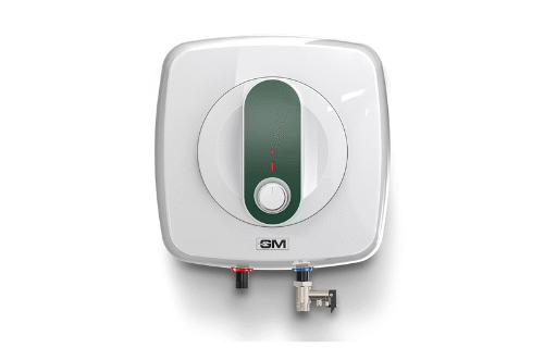 GM Nue+ Water Heater, High-Efficiency Water Geyser - Quick Hot Water, Energy-Saving, Rustproof Body, and Safety Features - Alpine Green