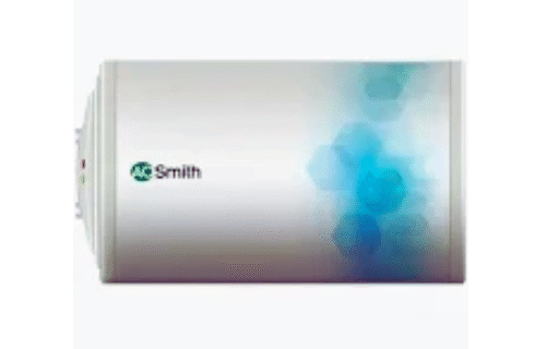 AO Smith Elegance Slim Horizontal Geyser 15 Litre Storage Water Geyser With Glass Coated Heating Element | Electric Geyser With Durable Metal Body | Warranty: 7 Yr Tank, 2 Yr Comprehensive