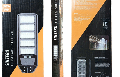 30W LED SOLAR STREET LIGHT SOLTERO LUKER