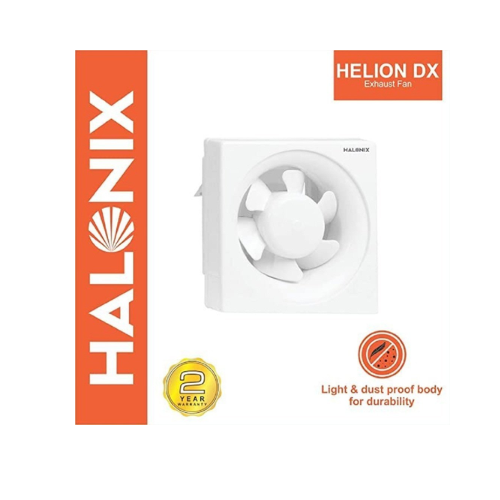 Halonix Vento-O-Air Deluxe Exhaust Fan For Kitchen, Bathroom with Strong Air Suction, Rust Proof Body and Dust Protection Shutters (White) - Image 3