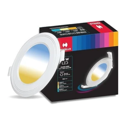 HAVELLS Luna 6W Downlight for Junction Box Round 3 inch Cutout, 22mm Height | High Voltage Protection Upto 4KV | Pack of 1 - Image 6