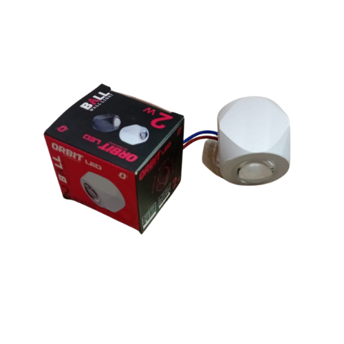 2W Button LED Spot Light, Round, WARM WHITE