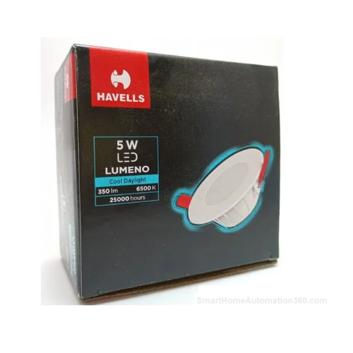 Havells 300lm Round 5Watt Downlighter - Image 4