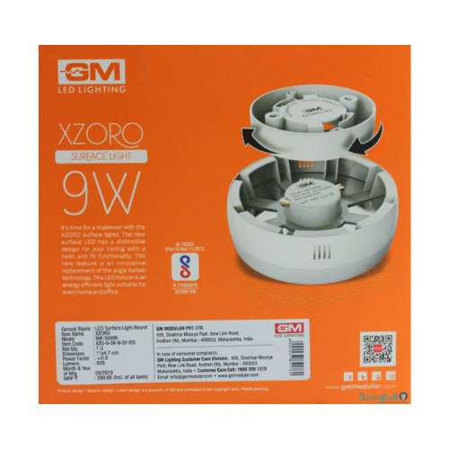 Round Cool White GM Xzoro LED Panel Light, For Indoor and Outdoor, 240 V - Image 6