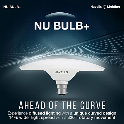 9W LED NU BULB+ 6500K T-BULB HAVELLS - Image 2