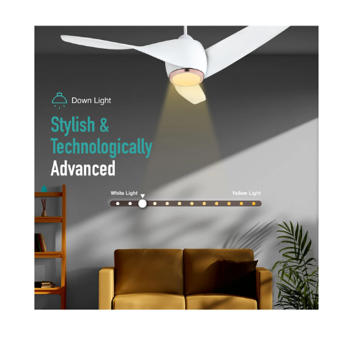 KUHL Twist L3 65% Power Saving BLDC Ceiling Fan | BEE 5 Star Rated & ISI Marked | High Air Flow|5Year Warranty on Motor By Brand | Free Installation | IoT – Operate via Mobile & Alexa - Image 4