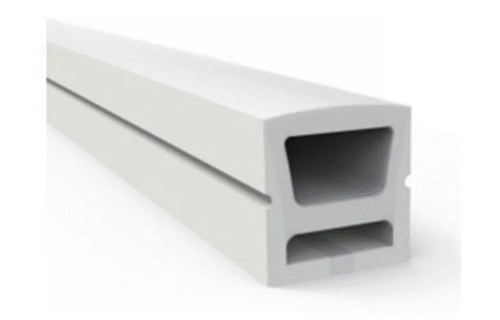 Flexible Silicon Linear Profile 10X10mm 110/MTR for 6mm Strip