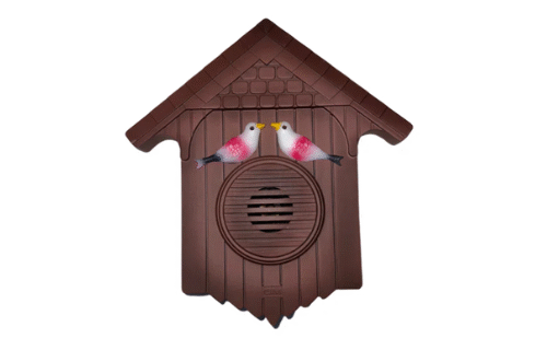 GM Cuckoo Bird 4013 Plastic Doorbell (Brown)