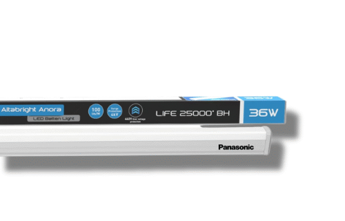 36W PC BATTTEN TUBE SQUARE PANASONIC (PACK OF 2)