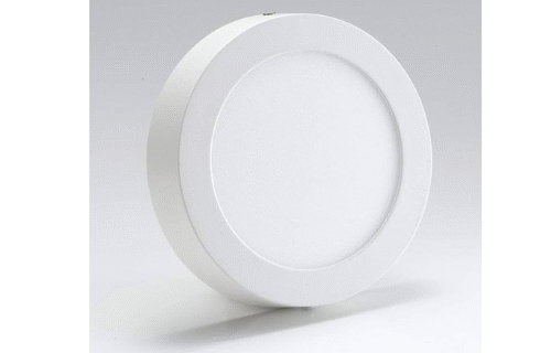 8 Watt Bright LED Surface Panel Light for Direct Ceiling (not for POP) Open/Surface White Light Color