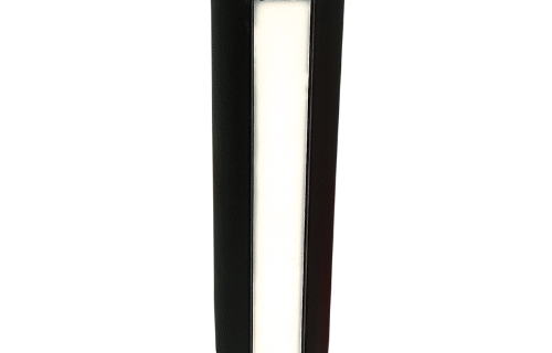 COMPACT GOLD CARO 3WAY WALL LIGHT 10W WARM WHITE, BLACK BODY