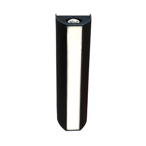COMPACT GOLD CARO 3WAY WALL LIGHT 10W WARM WHITE, BLACK BODY