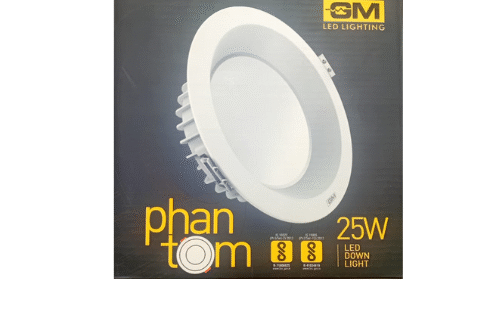 GM Phantom 25 W Round LED Down Light , PHA‑25‑4000K