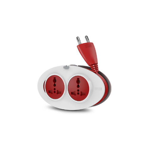 M 3206 G-On Extension Board with 2 International Sockets | 2.5M Extension Cord | Dual-Tone Design | Child Safety Shutters | Compact & Travel-Friendly | 240V Power for Laptops, Phones & More - Image 7