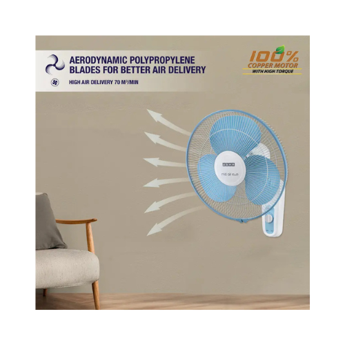 USHA Mist Air Flo with 2 Year Warranty 400 mm Wall Fan - Image 3