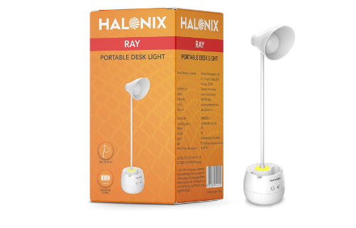 Halonix Wood Ray Led Study Table Lamp