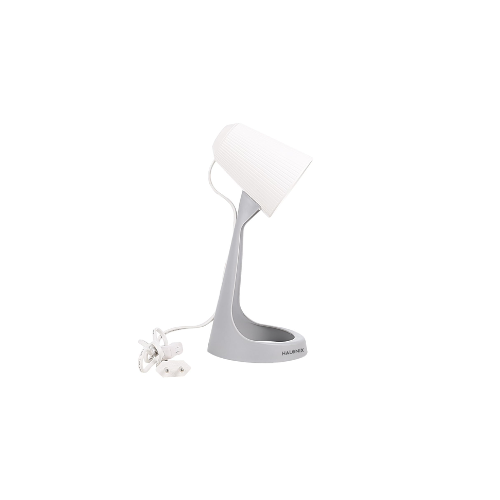 Halonix Polycarbonate Magnus Desk Light | with 4.9W Led Bulb | B22 Holder | Light Weight | Easy to Use Study Lamp | Designer Study Light |,Beige - Image 6
