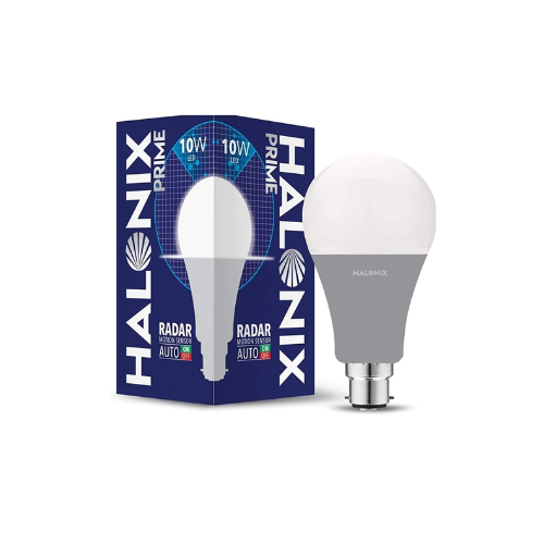 Halonix 10 Watt_Hours B22D Led Cool Day Light Motion Sensor Bulb