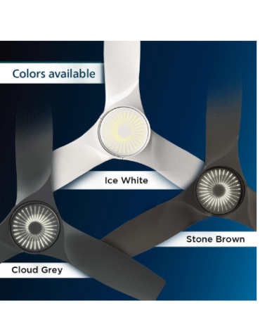 PHILIPS iluminAir beamer LED Light with fan | BEE 5 star Rated Energy Efficient LED Light with fan with 300 RPM & 100% Copper Winding, Warranty : 3+2 Years (Ice White)